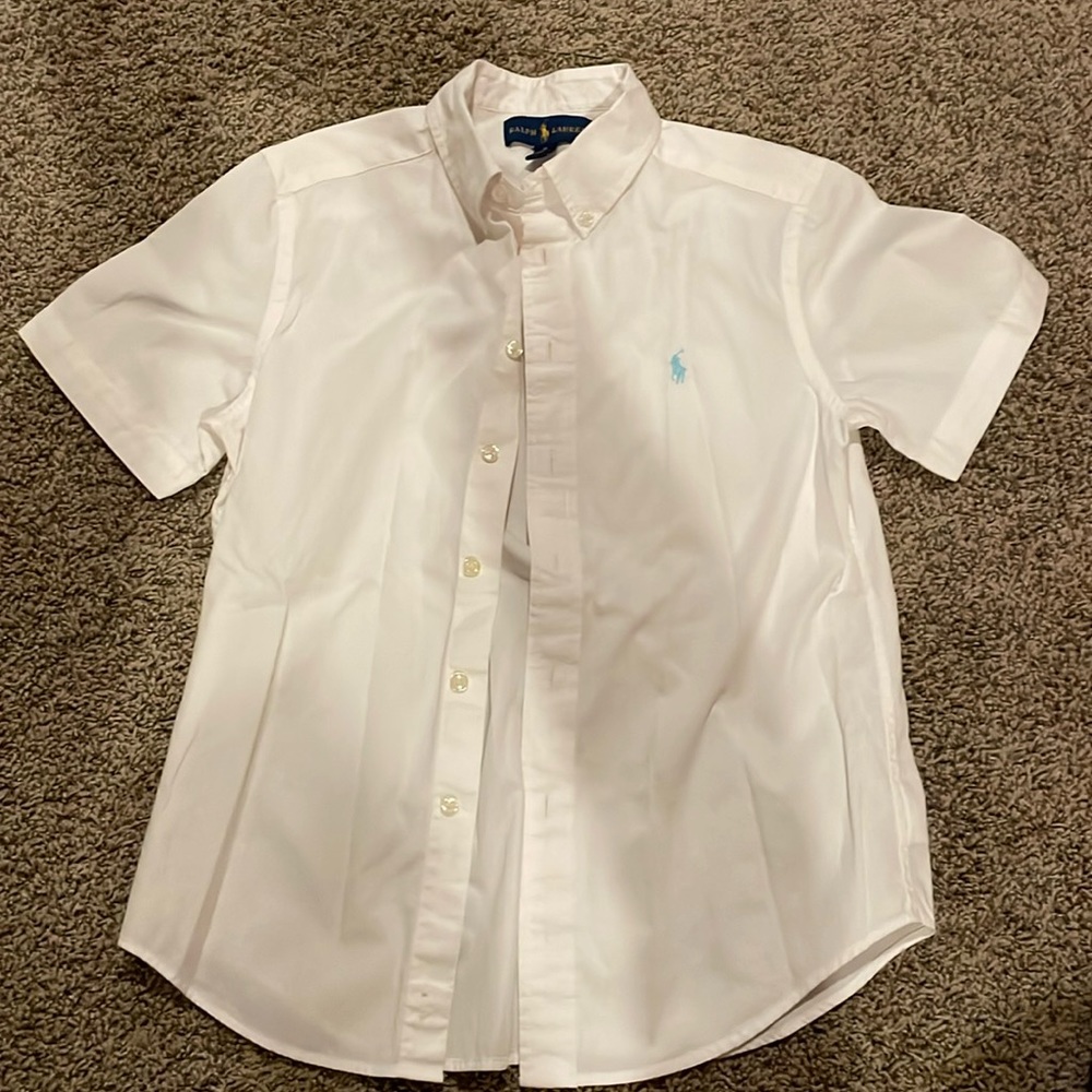 Polo short sleeve button down.